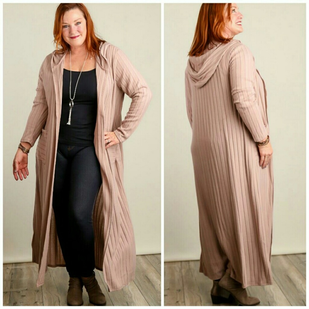 1 LEFT ➕ Ribbed Duster Cardigan
